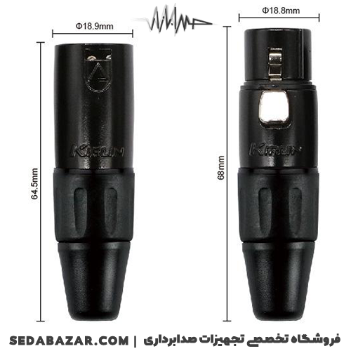 KIRLIN - MWC-270PB BKA کابل 6متری میکروفون